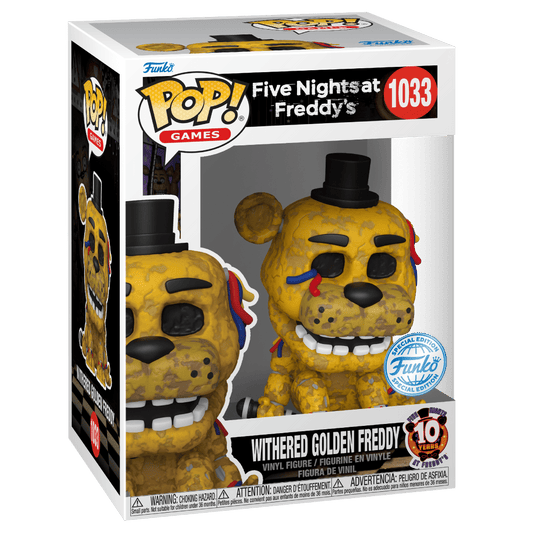 Pop! Vinyl - FNAF - Withered Golden Fred 889698830911