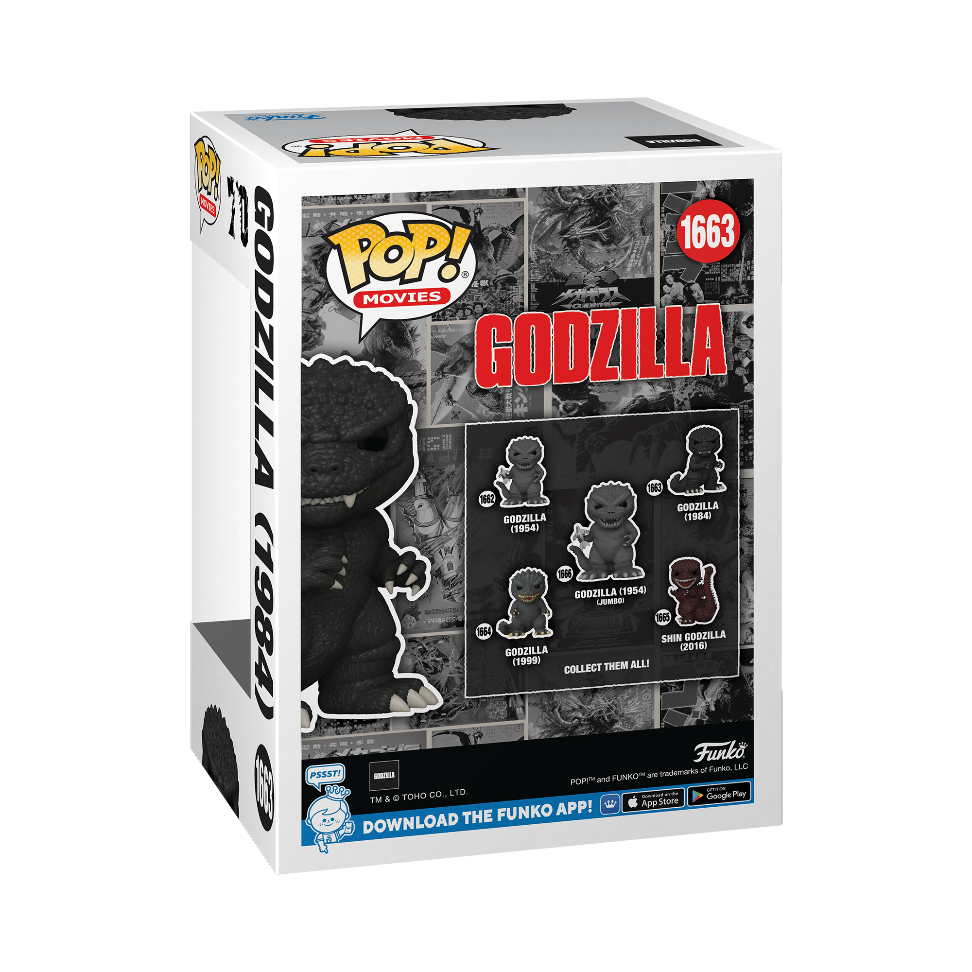 Pop! Vinyl - Godzilla 70th - Godzilla 1984 (chase) 889698808781