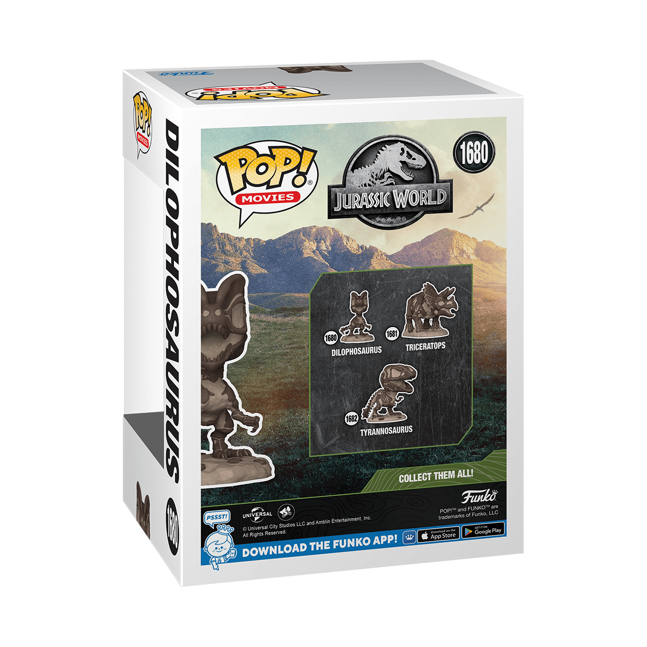 Pop! Vinyl - Jurassic Park - Dilophosaurus Fossil 889698802239