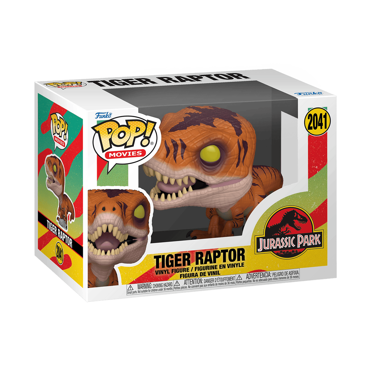 Pop! Vinyl - Jurassic Park - Tiger Raptor