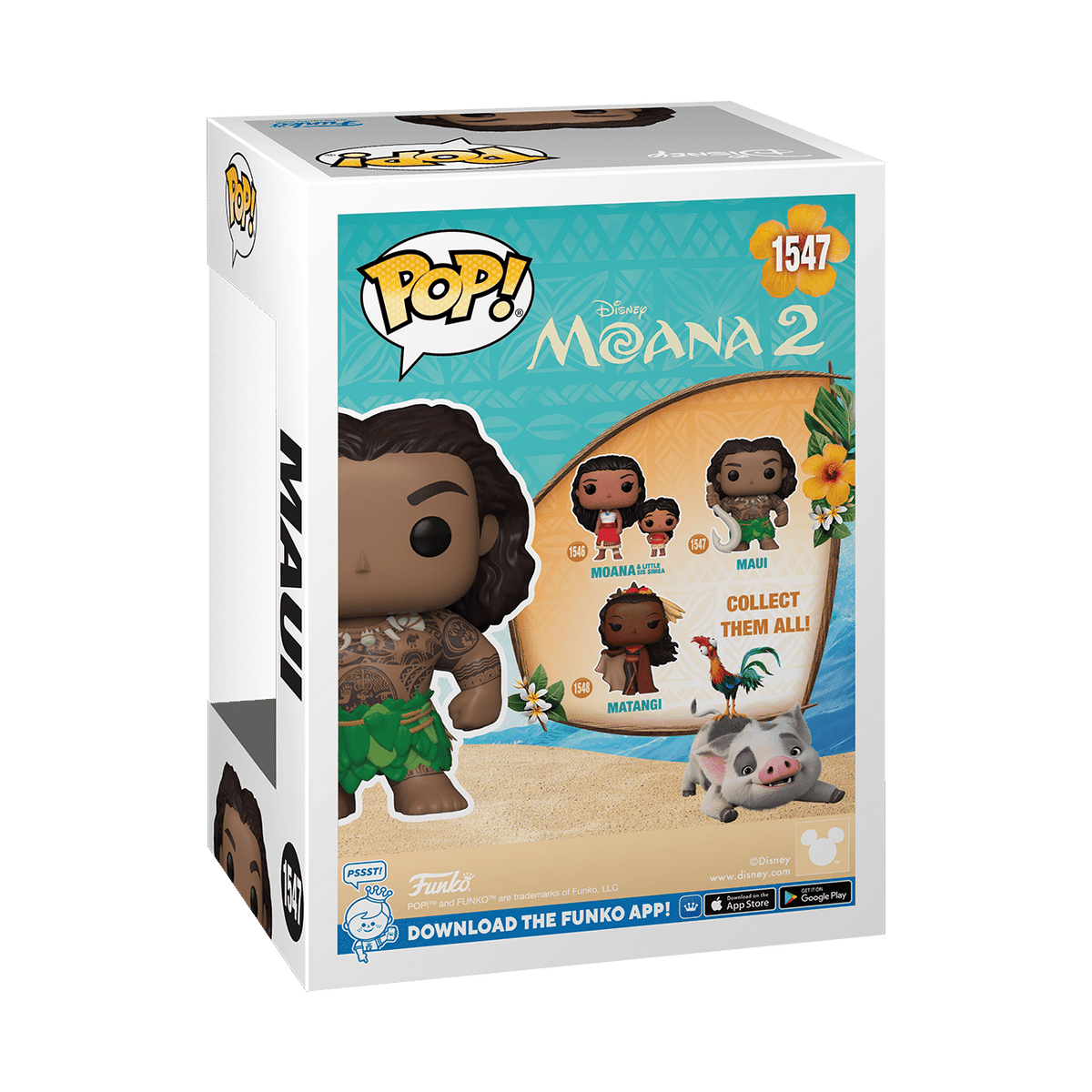 Pop! Vinyl - Moana 2 - Maui 889698797375
