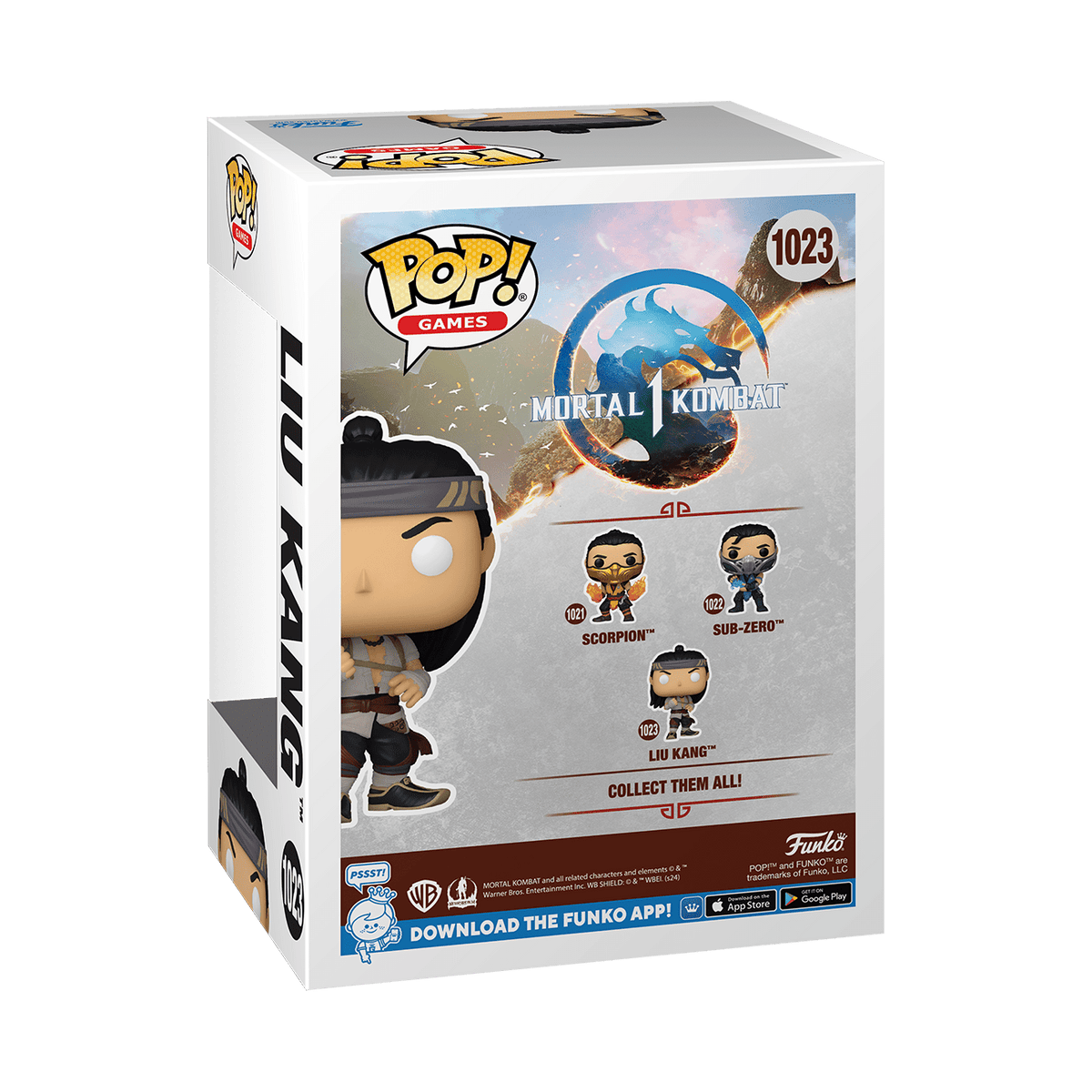 Pop! Vinyl - Mortal Kombat 1 - Liu Kang 889698802765