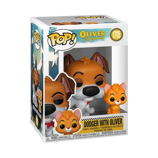 Pop! Vinyl - Oliver & Company - Dodger (1 in 6 Chance of Chase) 889698903295