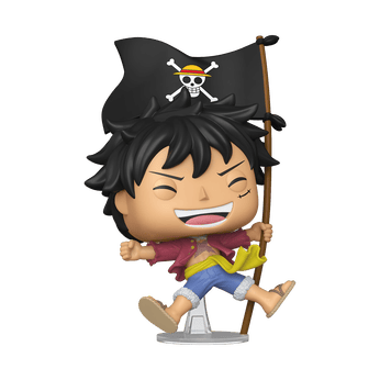 Pop! Vinyl - One Piece - Luffy w/Flag (Excl) 889698919708