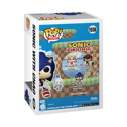 Pop! Vinyl - Sonic - Sonic w/ Chao 889698803090