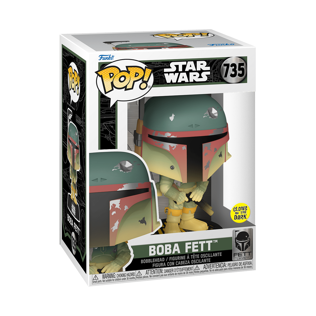 Pop! Vinyl - Star Wars FL - Boba Fett (Glow) 889698827232