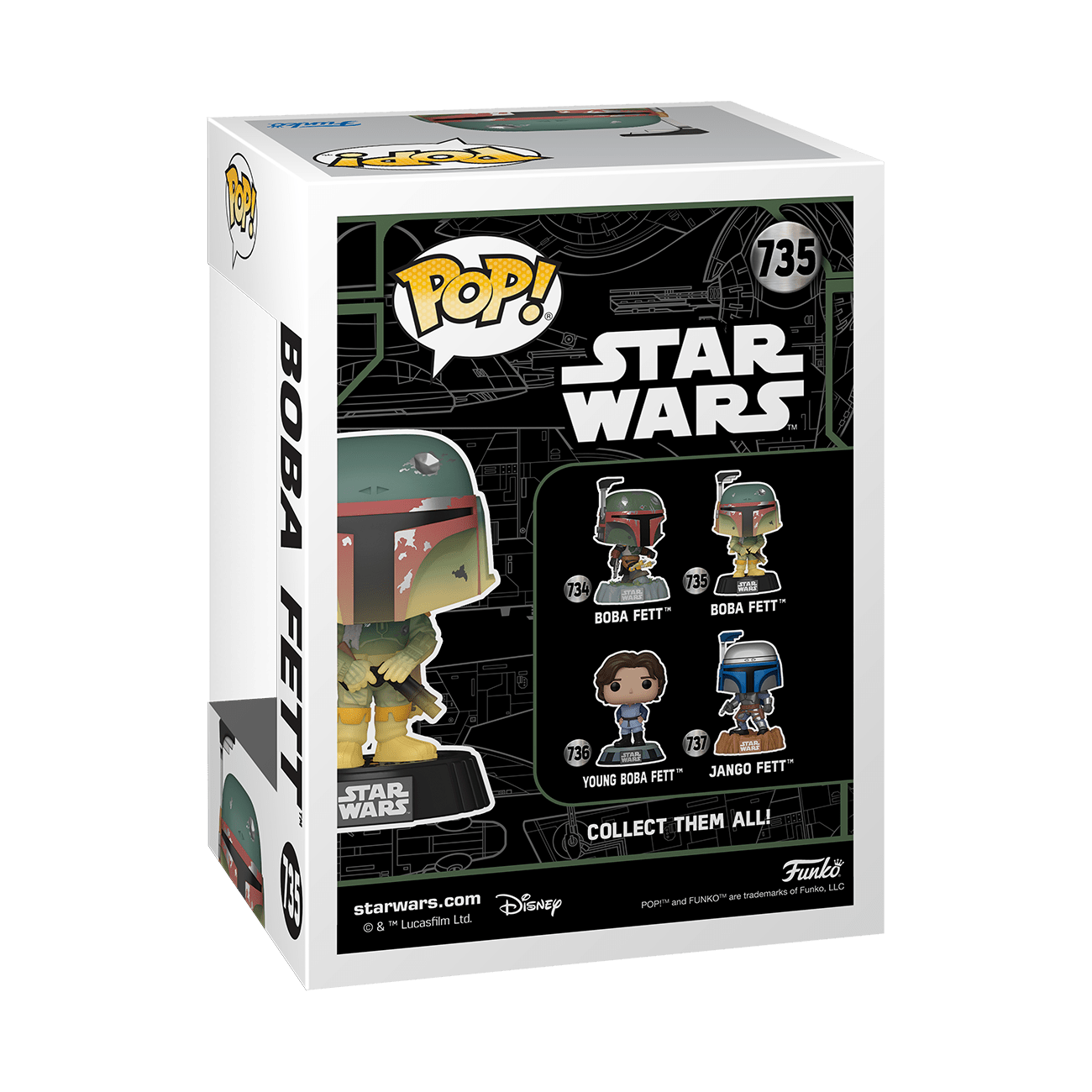 Pop! Vinyl - Star Wars FL - Boba Fett (Glow) 889698827232