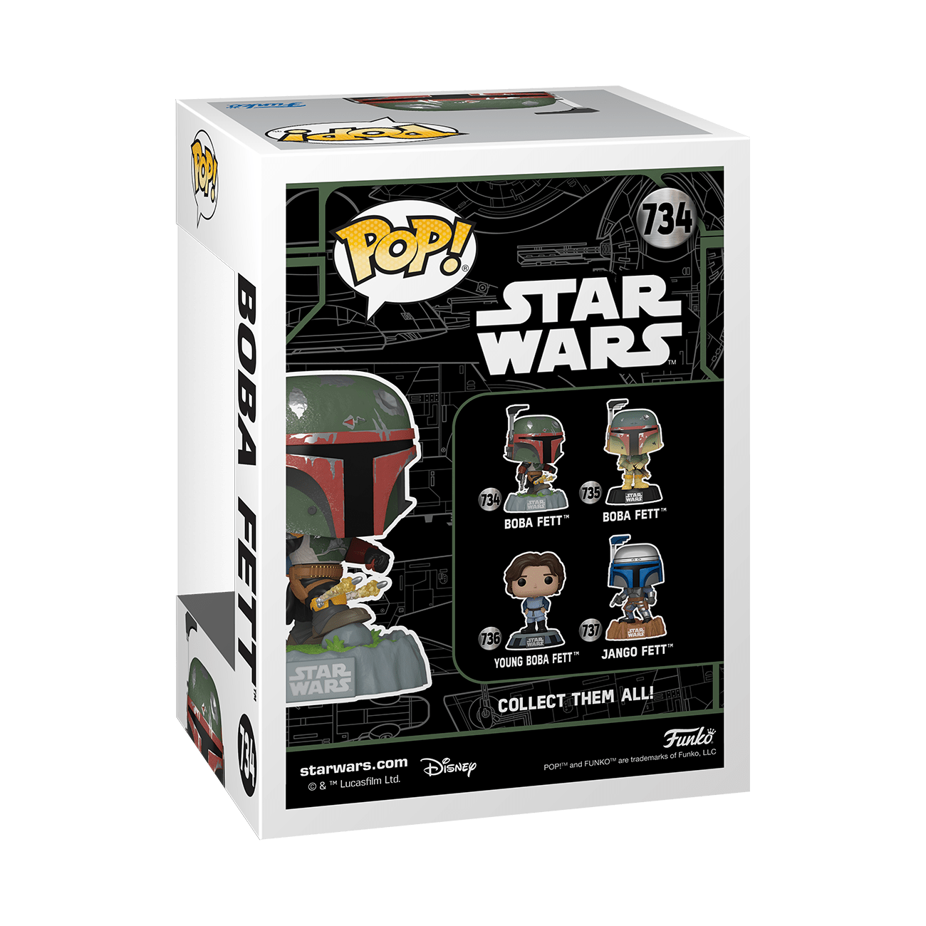 Pop! Vinyl - Star Wars FL - Boba Fett w/ Rockets 889698827225