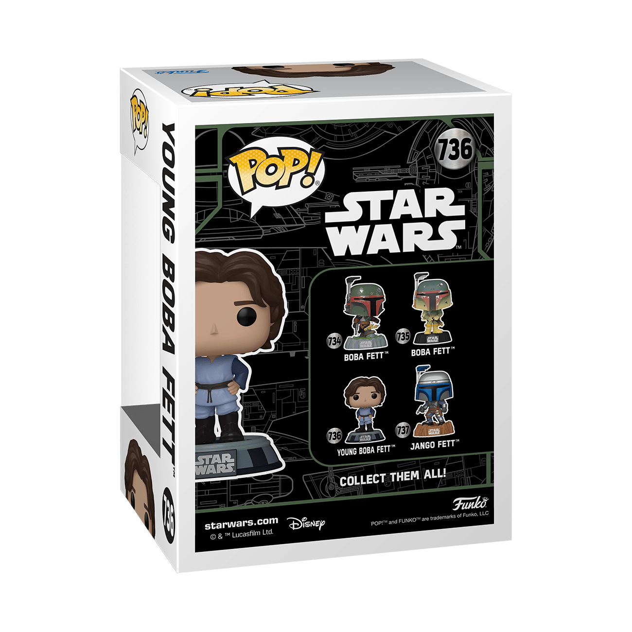 Pop! Vinyl - Star Wars FL - Boba Fett (Young) 889698827249