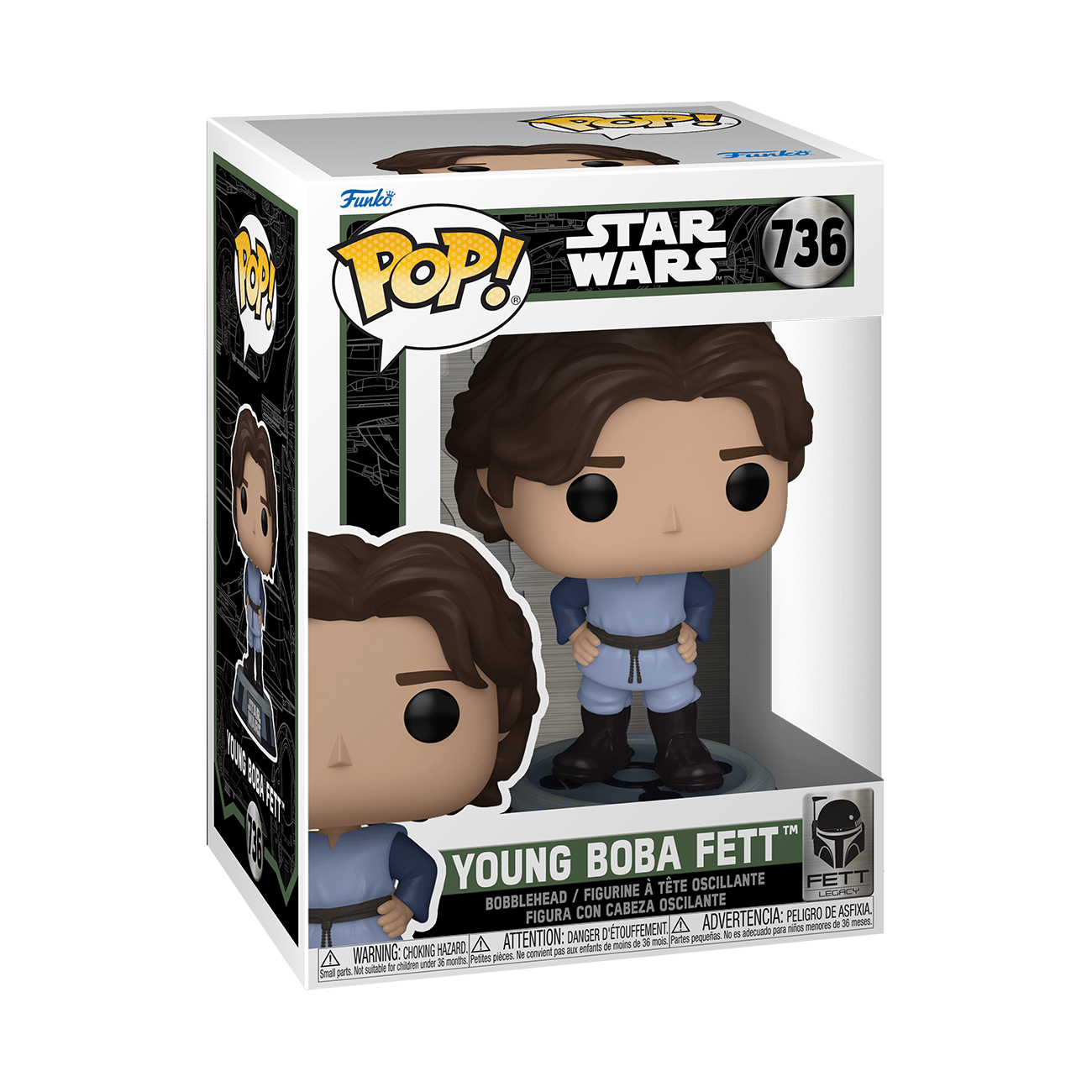 Pop! Vinyl - Star Wars FL - Boba Fett (Young) 889698827249