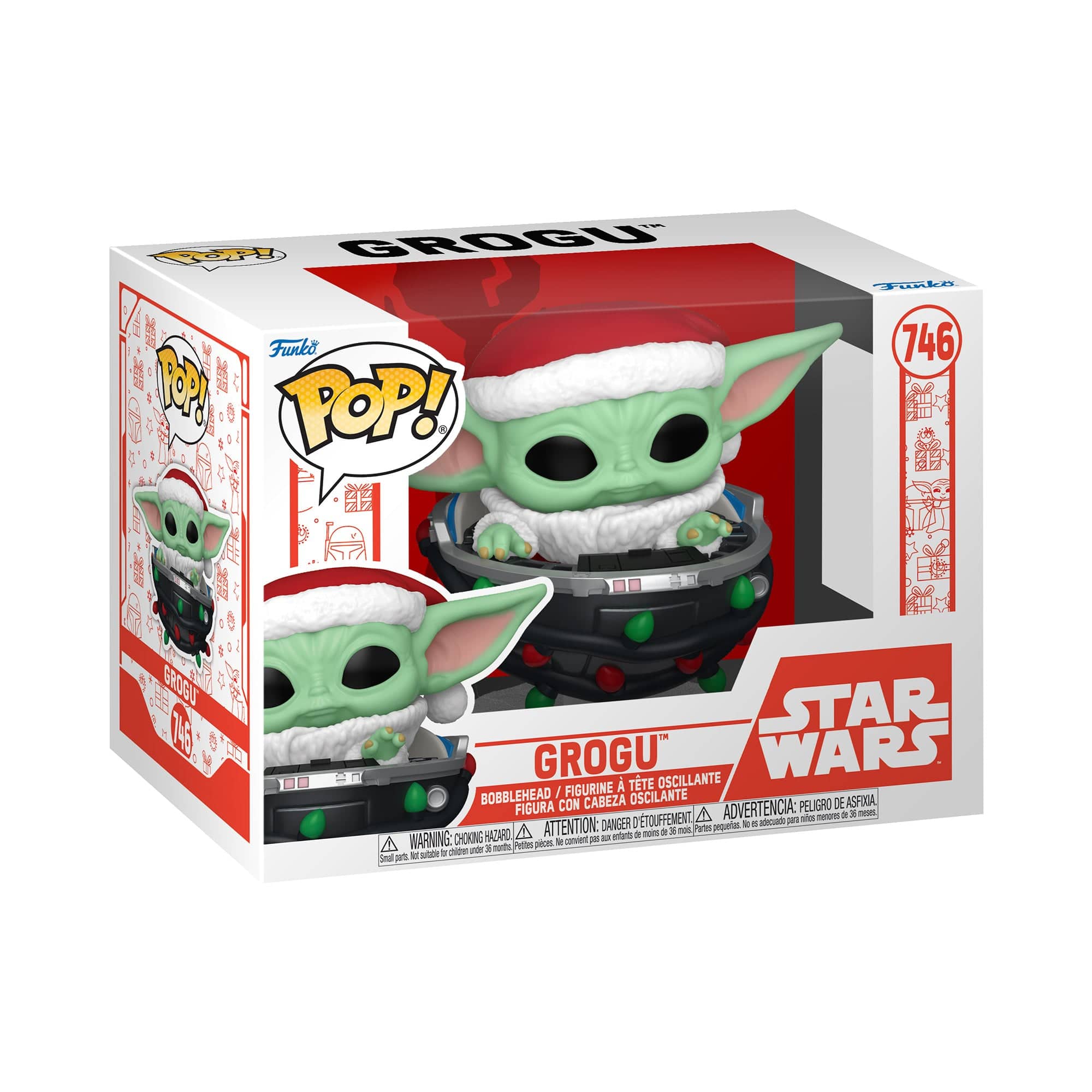 Pop! Vinyl - The Mandalorian - Holiday Grogu 889698800099