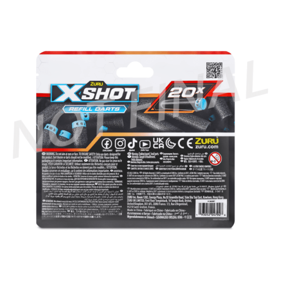 X-Shot Excel 20 Pack Refill Darts