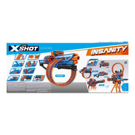 X-Shot Insanity Series 1 Mad Mega Barrel Blaster