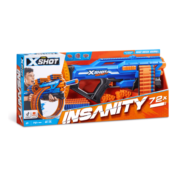 X-Shot Insanity Series 1 Mad Mega Barrel Blaster