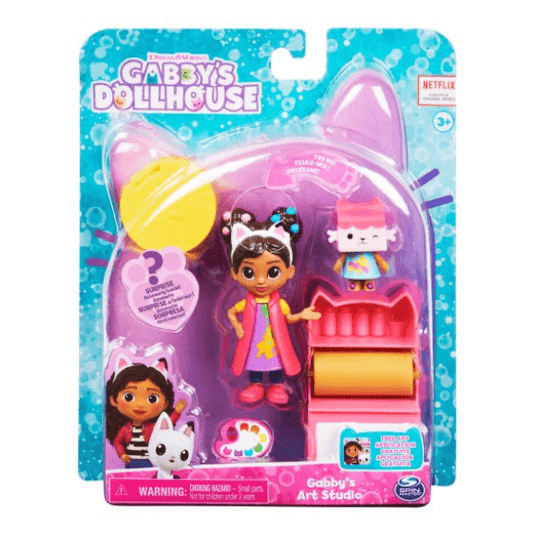 Gabby's Dollhouse: Gabby's Art Studio Assorted 778988365250