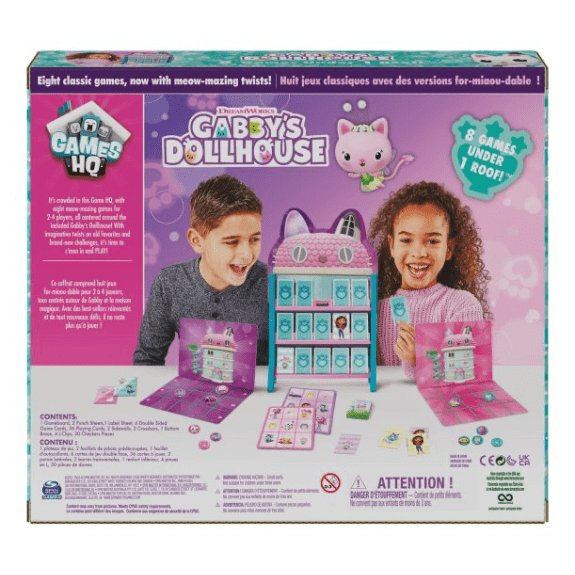 Gabby's Dollhouse: HQ Tic Tac Toe Memory Game 778988443361