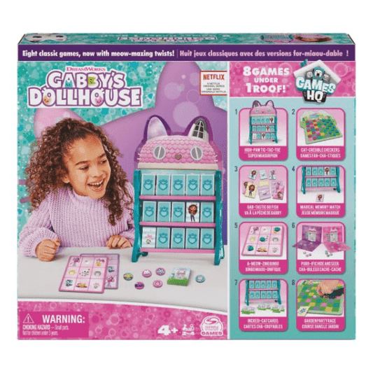 Gabby's Dollhouse: HQ Tic Tac Toe Memory Game 778988443361