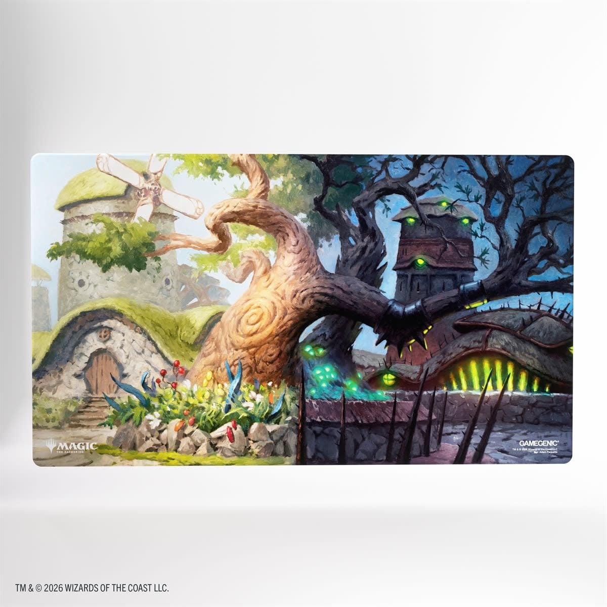 Gamegenic Magic: The Gathering Lorwyn Eclipsed Shiny Playmat – Temple Garden