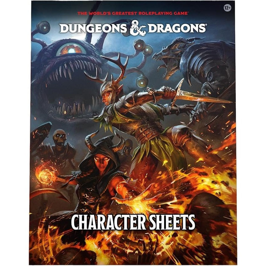 Dungeons & Dragons 2024 Character Sheets 9780786969807