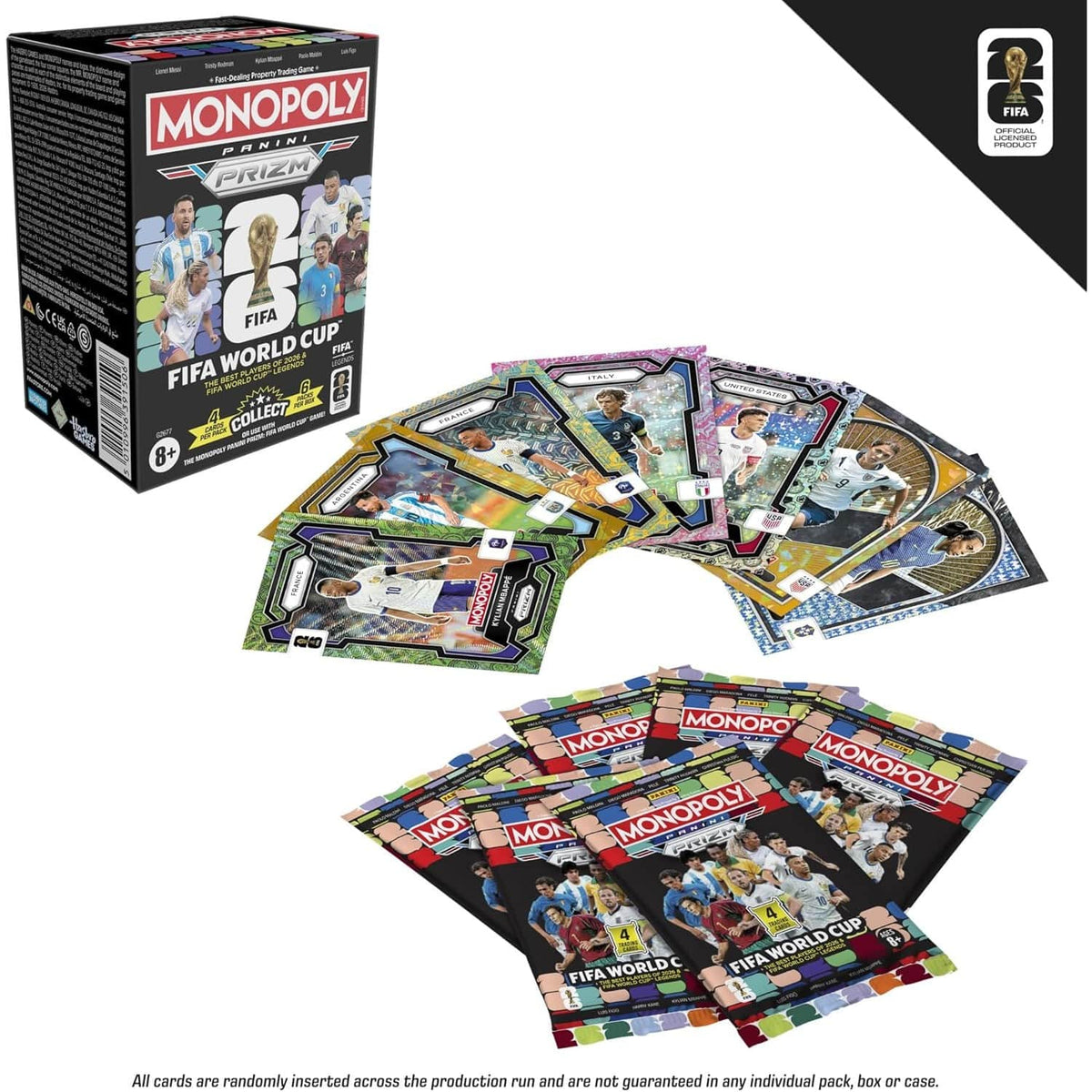 FIFA World Cup Monopoly Panini Prizm Booster  Box - Officially Licensed FIFA World Cup 2026 (Scheduled to arrive on Monday 27th April. If arrives late we will dispatch Tuesday 28th/Wednesday 29th)