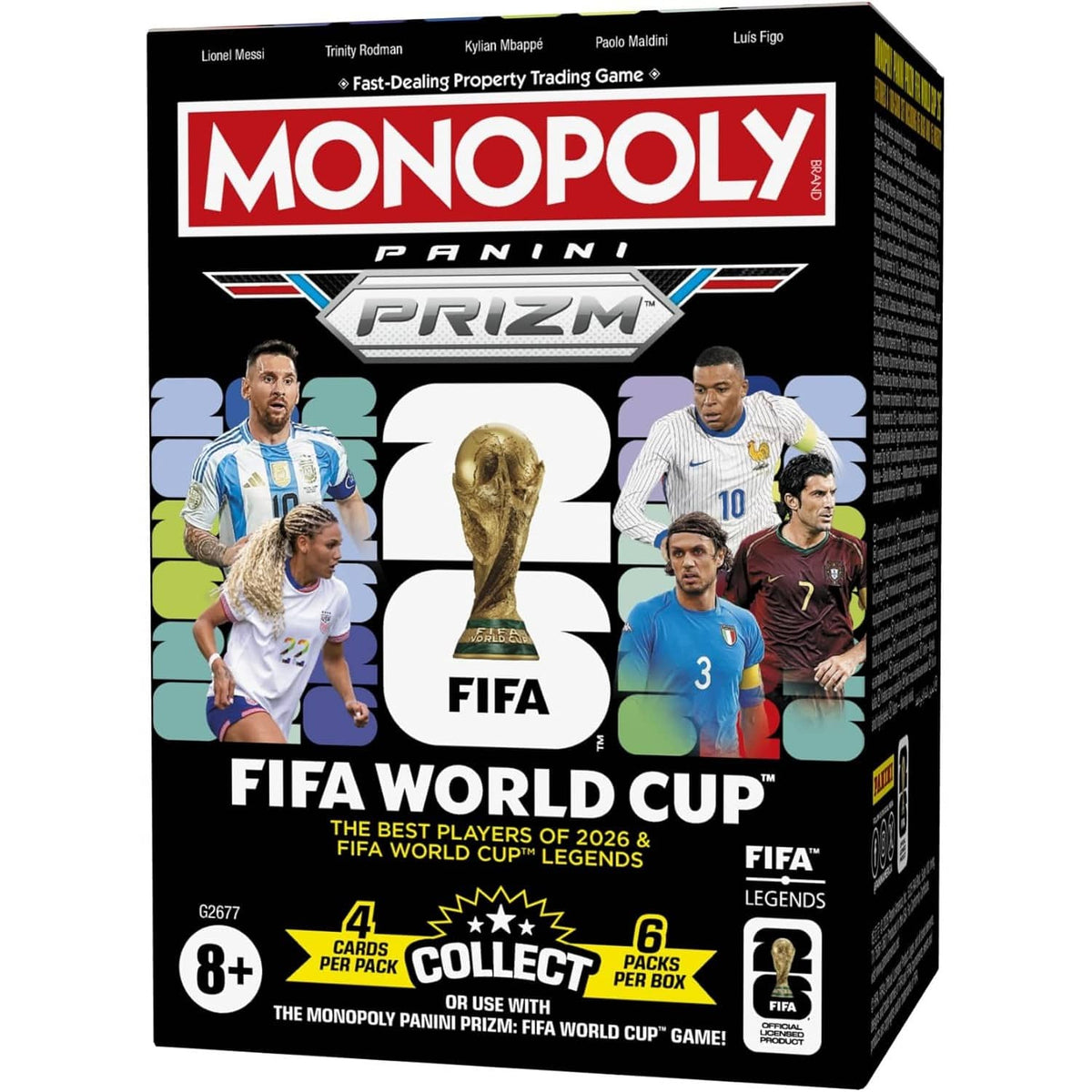 FIFA World Cup Monopoly Panini Prizm Booster  Box - Officially Licensed FIFA World Cup 2026 (Scheduled to arrive on Monday 27th April. If arrives late we will dispatch Tuesday 28th/Wednesday 29th)