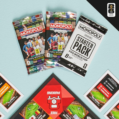 FIFA World Cup Monopoly Panini Prizm - Officially Licensed FIFA World Cup 2026 Football Board Game with Panini Prizm 5010996385284