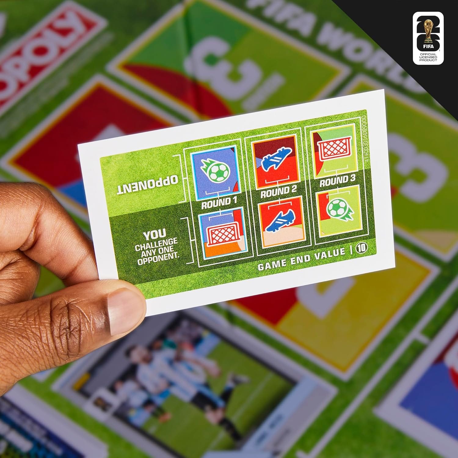 FIFA World Cup Monopoly Panini Prizm - Officially Licensed FIFA World Cup 2026 Football Board Game with Panini Prizm 5010996385284