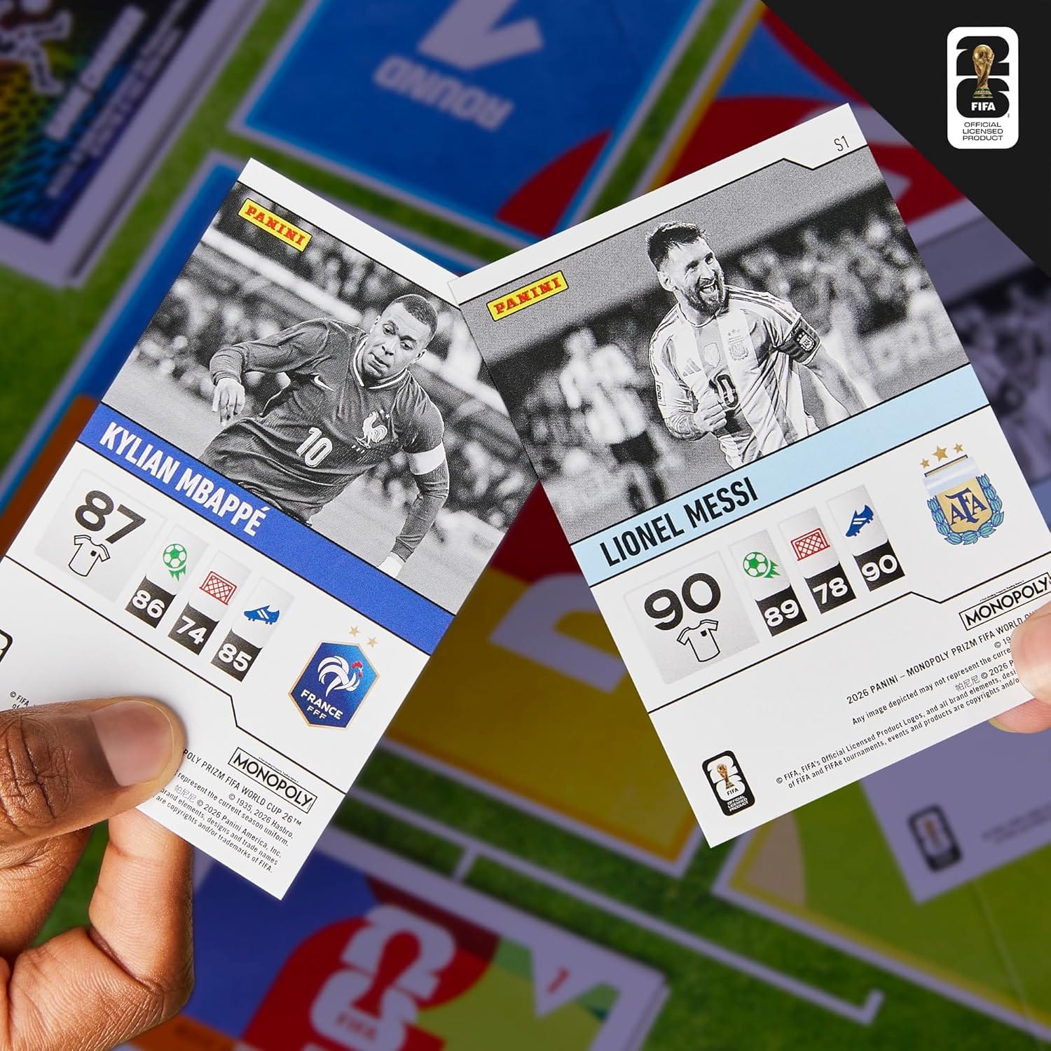 FIFA World Cup Monopoly Panini Prizm - Officially Licensed FIFA World Cup 2026 Football Board Game with Panini Prizm 5010996385284