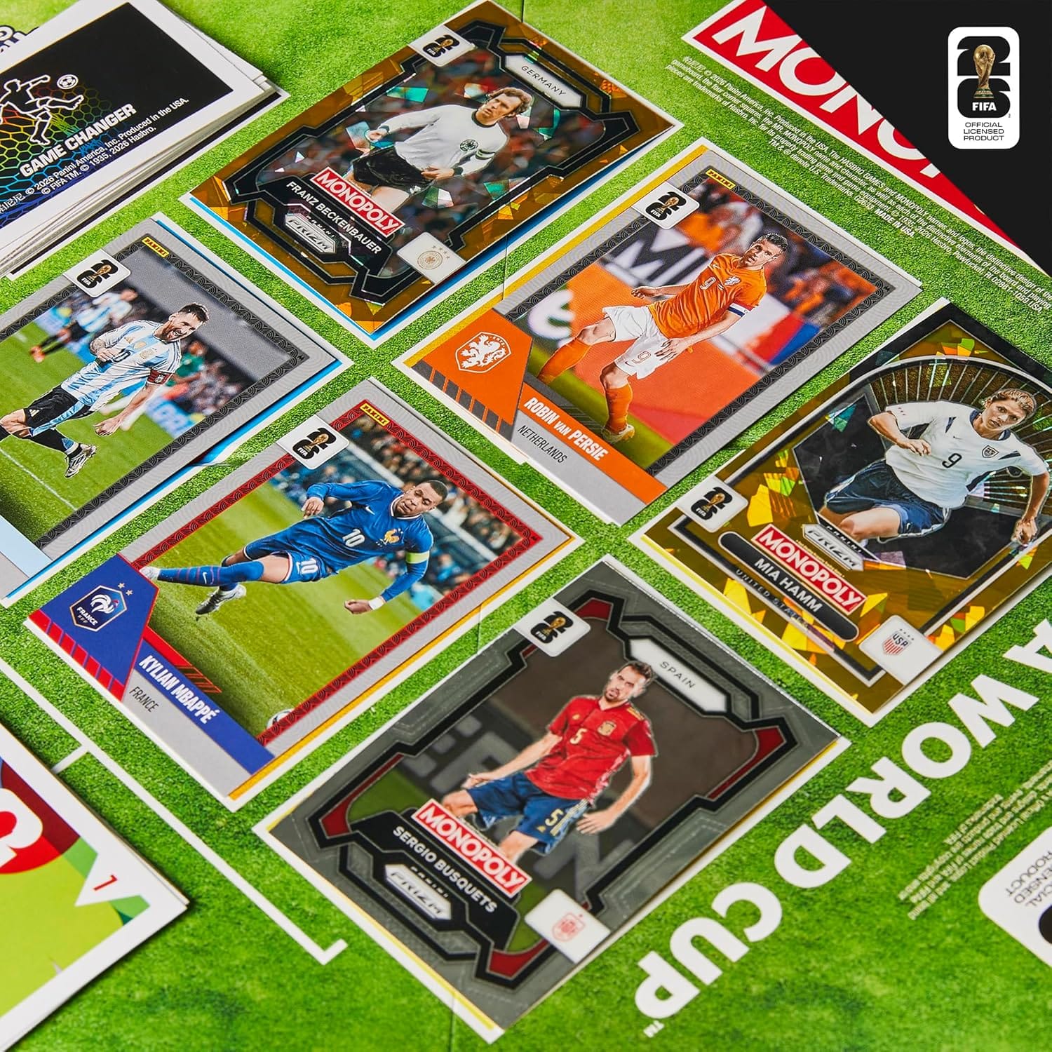 FIFA World Cup Monopoly Panini Prizm - Officially Licensed FIFA World Cup 2026 Football Board Game with Panini Prizm 5010996385284