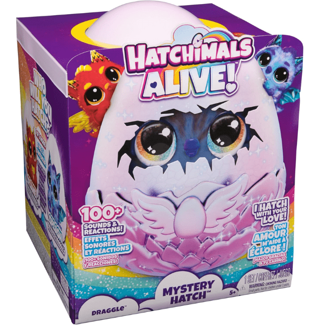 Hatchimals Alive Mystery Hatch Draggle Egg - Who Will You Hatch? 778988452615