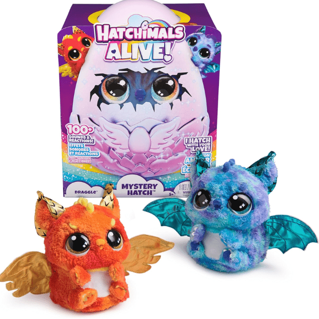 Hatchimals Alive Mystery Hatch Draggle Egg - Who Will You Hatch? 778988452615