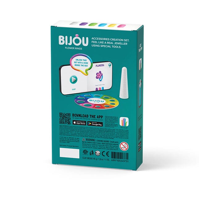 Hey Clay Bijou Flower Rings 5011666737815