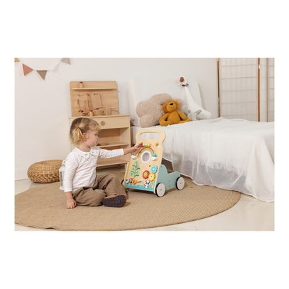 Hi Pando Wooden Multi-Activity Baby Walker
