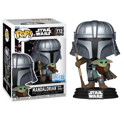 Funko Pop! Vinyl Star Wars The Mandalorian with Grogu Impressions #772