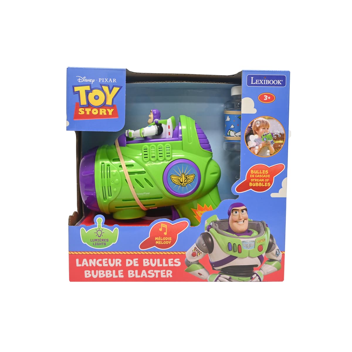 Lexibook Disney Toy Story Buzz Lightyear Bubble Gun