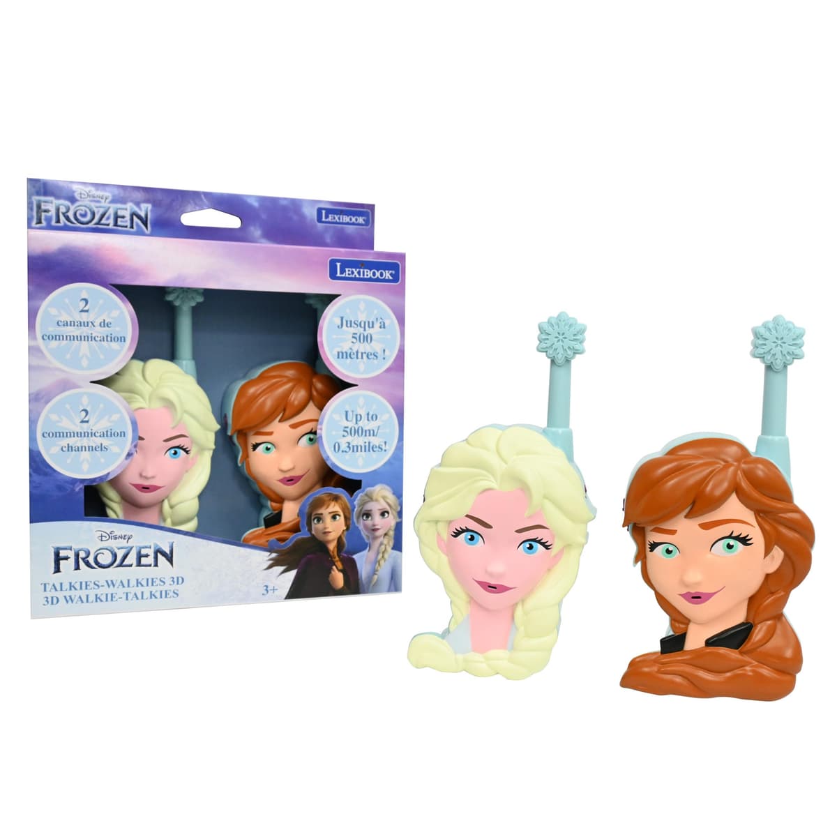 Lexibook Disney Frozen 3D Walkie-Talkies with 500 m Range