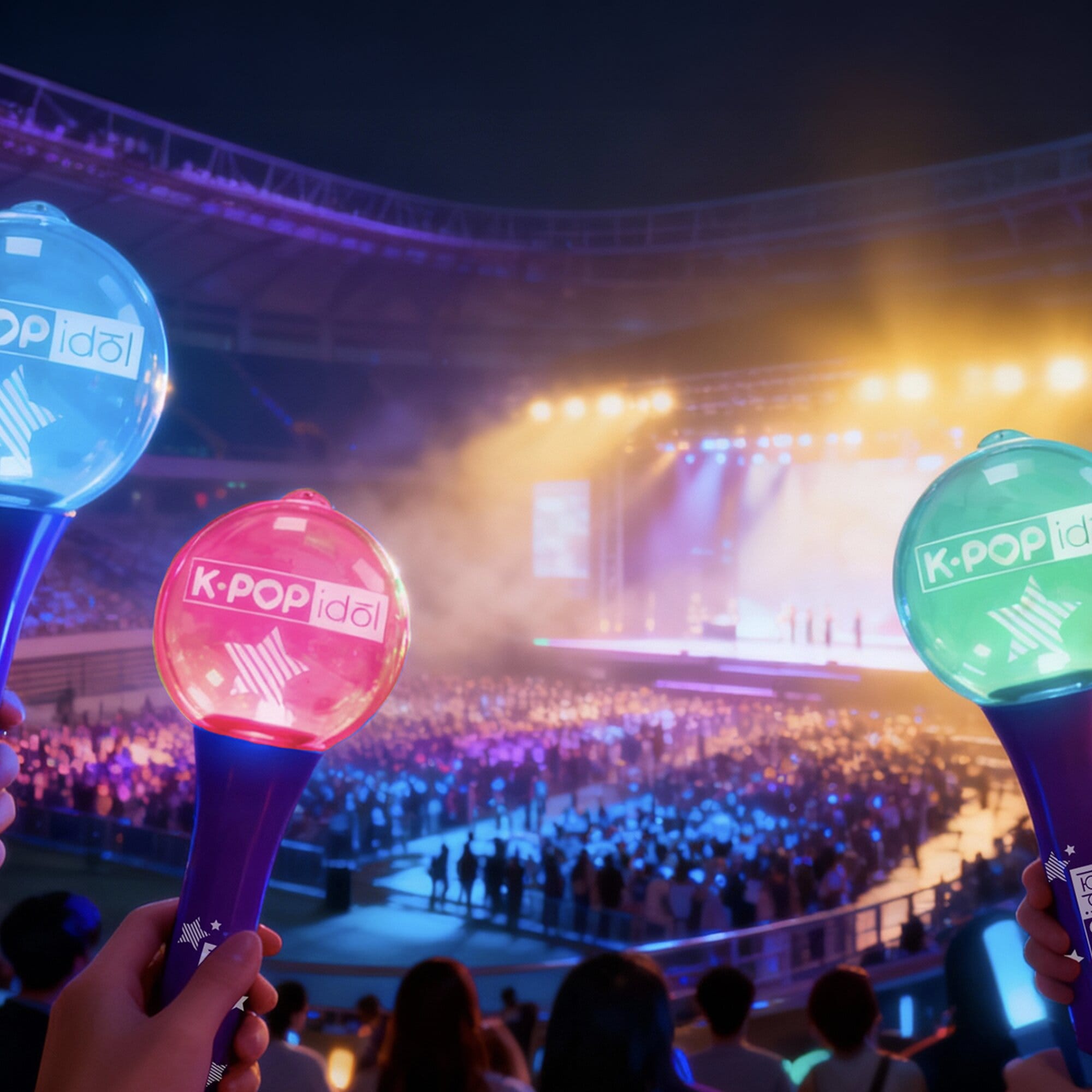 K-Pop Idol Light Stick with Multicolour LED Lights 8421134930308