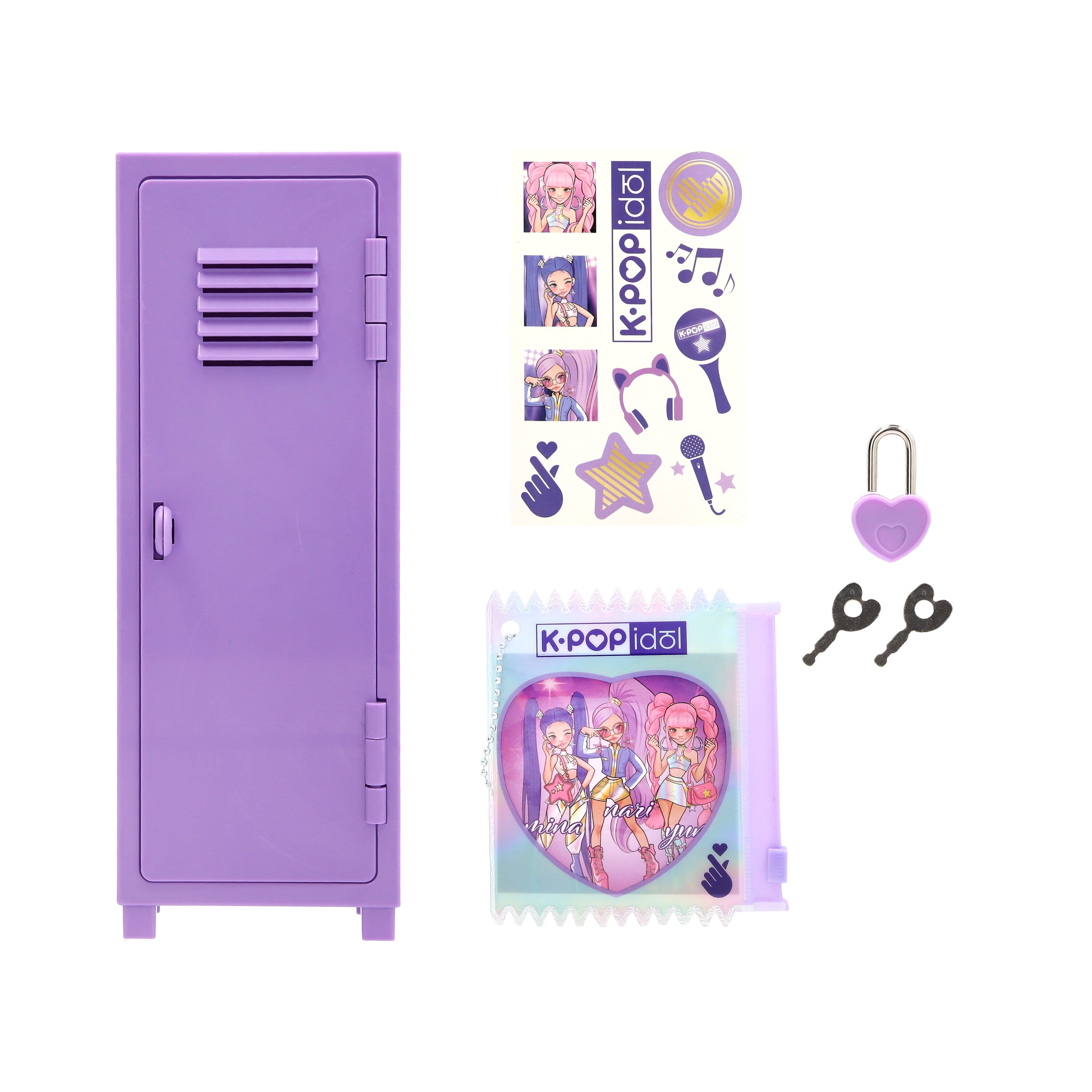K-Pop Idol Locker & Card Holder Set