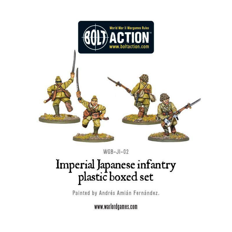 Bolt Action Imperial Japanese Infantry 30-Miniature Plastic Boxed Set