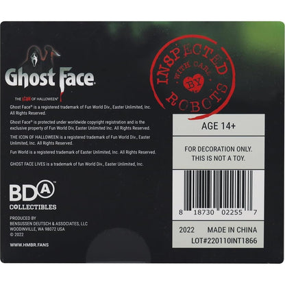 Hmbr Scream Ghost Face Green Collectible Figure 0818730022557