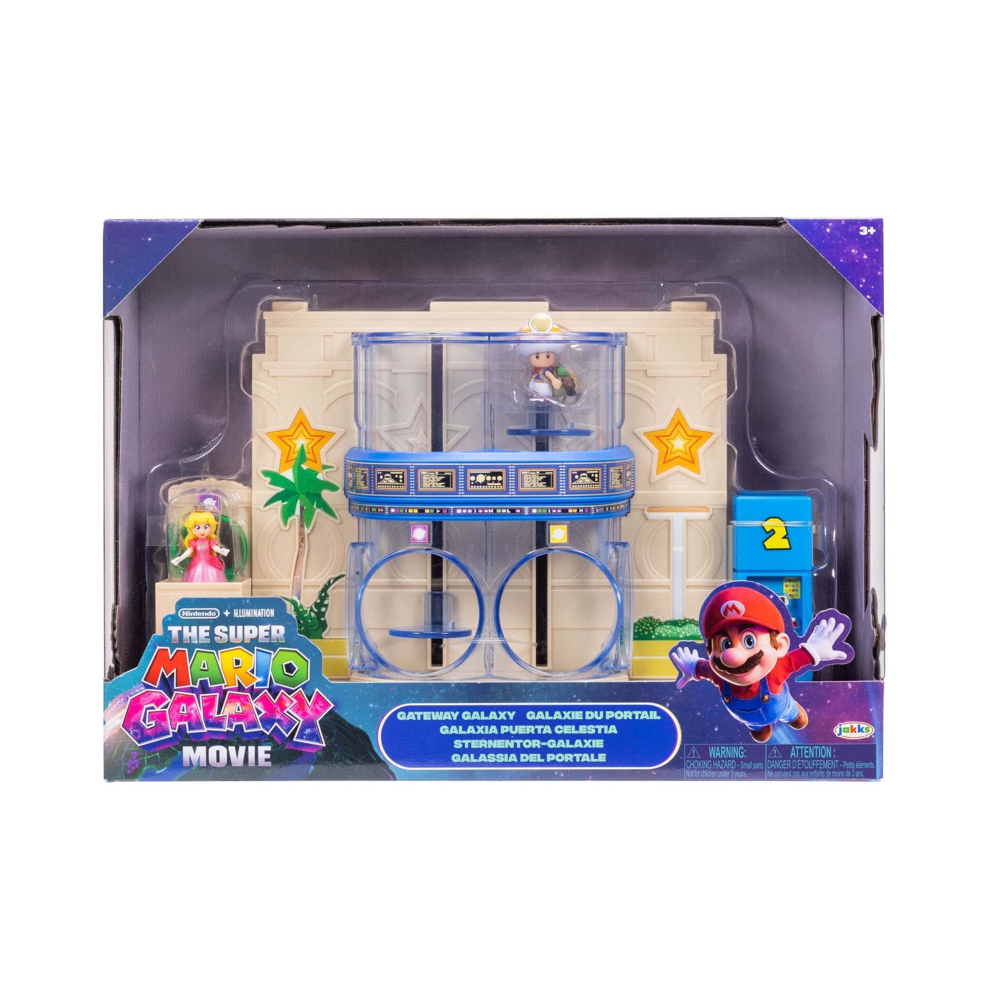 Jakks Pacific Super Mario Galaxy Movie Gateway Galaxy Diorama Set 192995432277