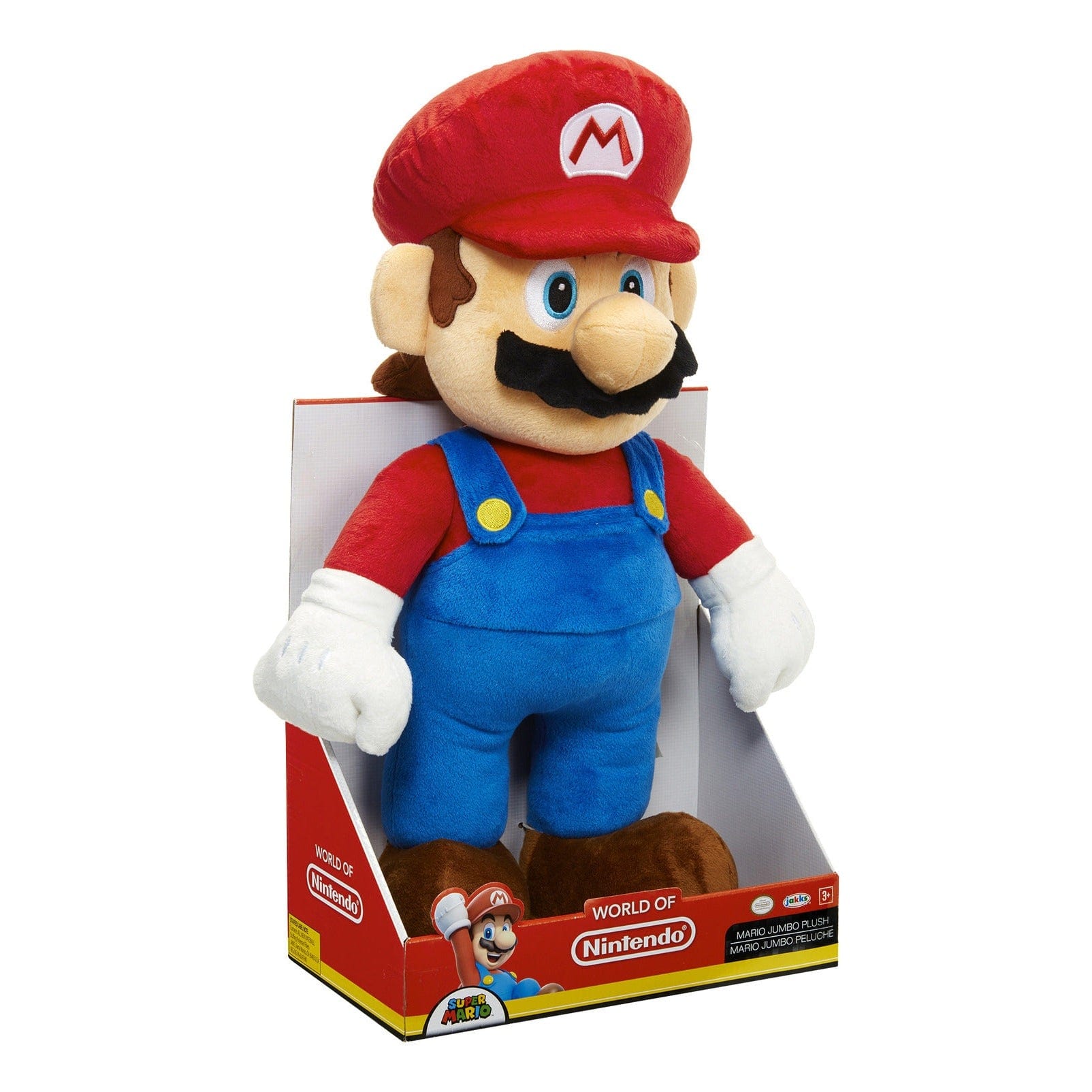 Nintendo Jumbo Basic Plush Mario - Soft Cuddle Toy | Lennie's Toys