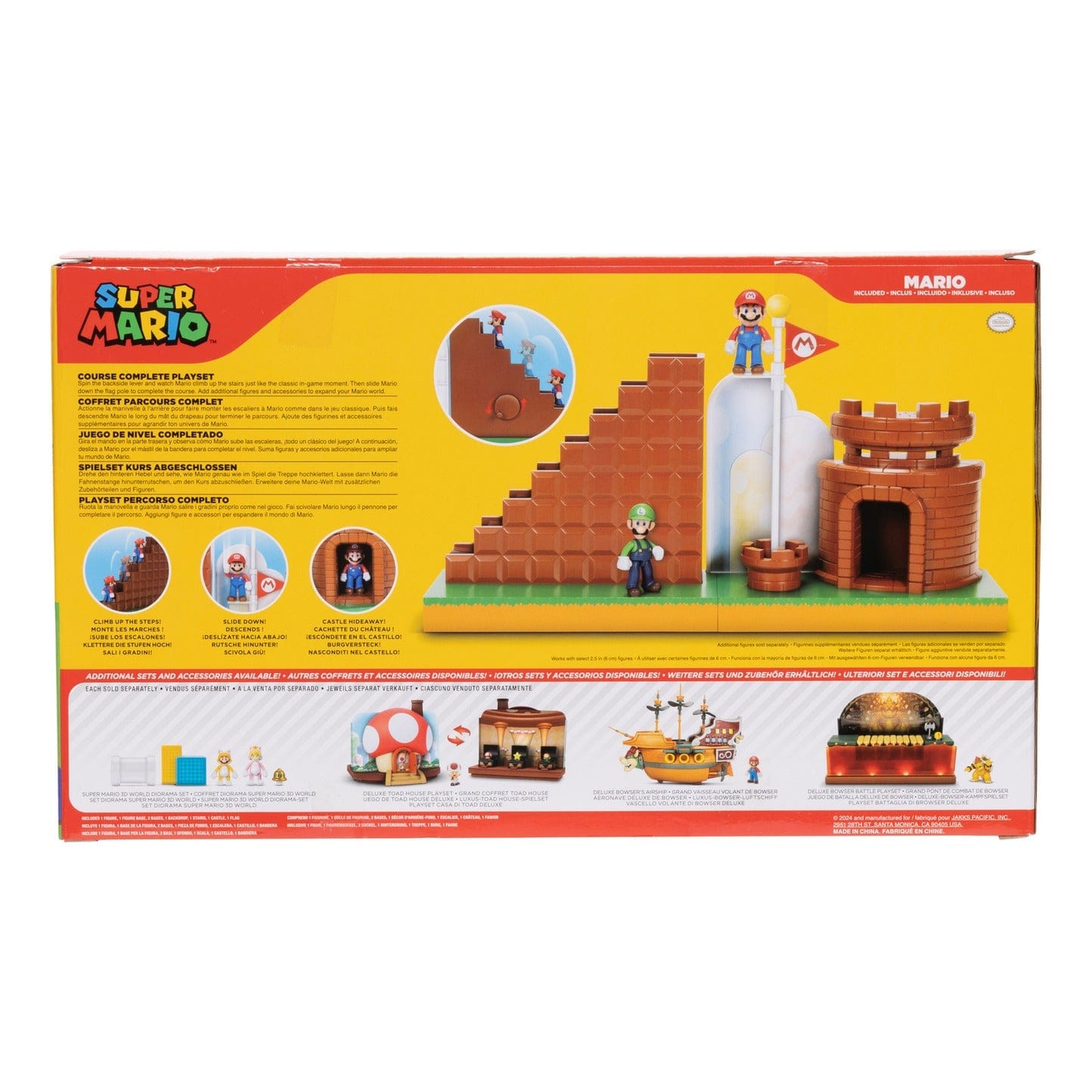 Nintendo Super Mario 2.5in Level End Playset 192995424357