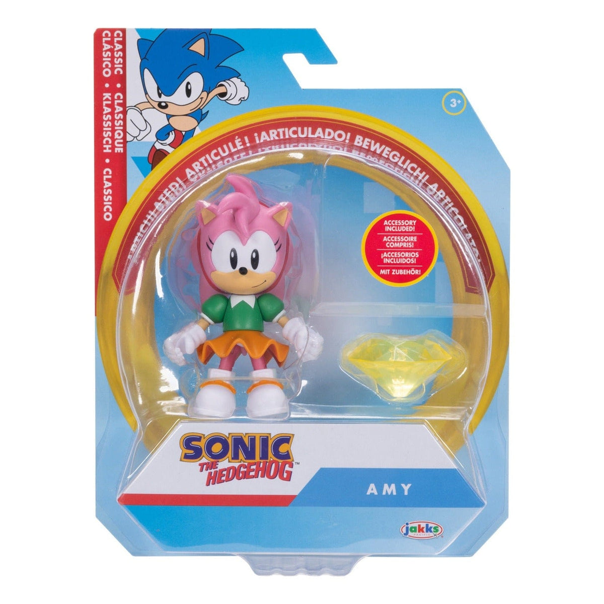 Sonic 4in Articulated Figures w/ accy Wave 18 192995423060