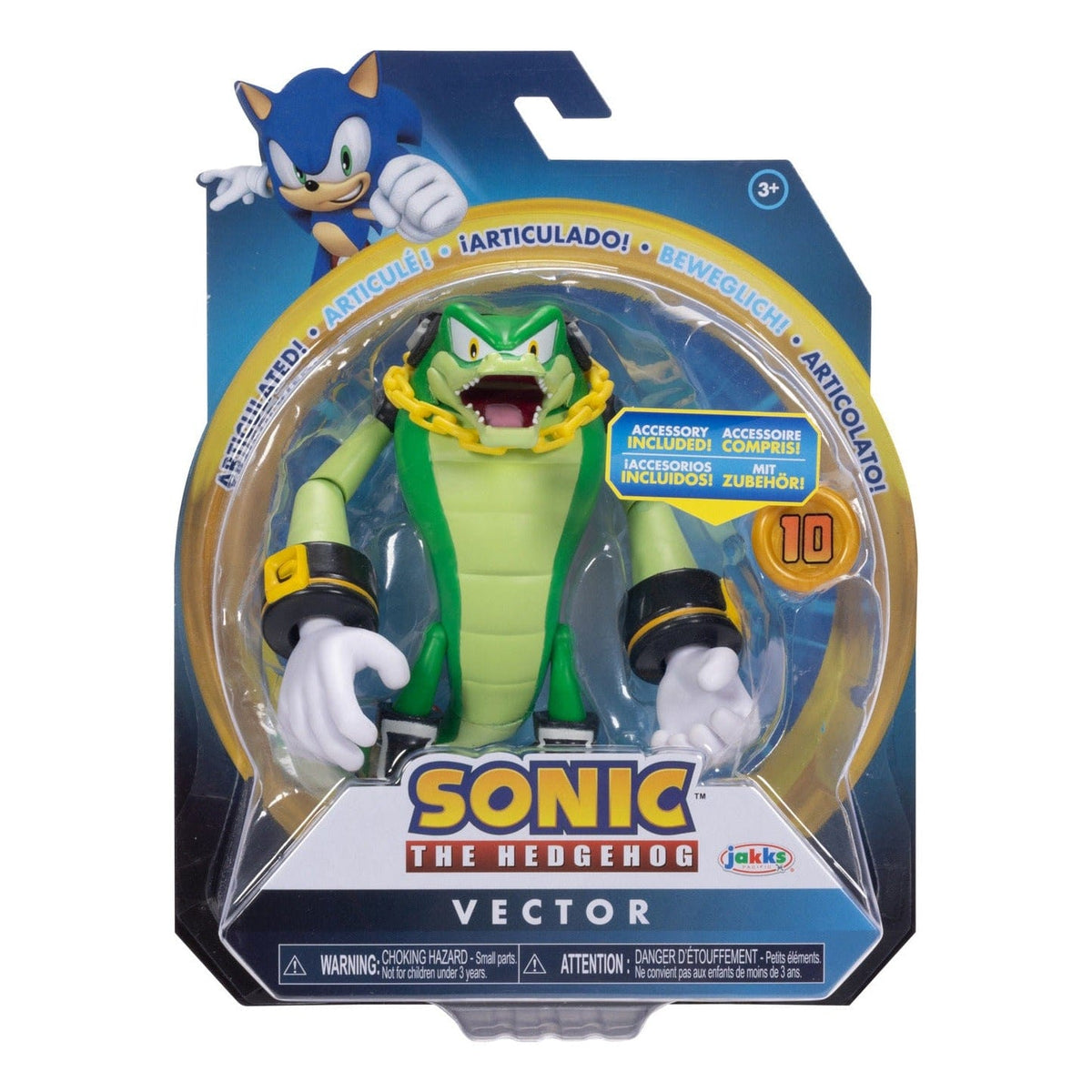 Sonic 4in Articulated Figures w/ accy Wave 18 192995423060