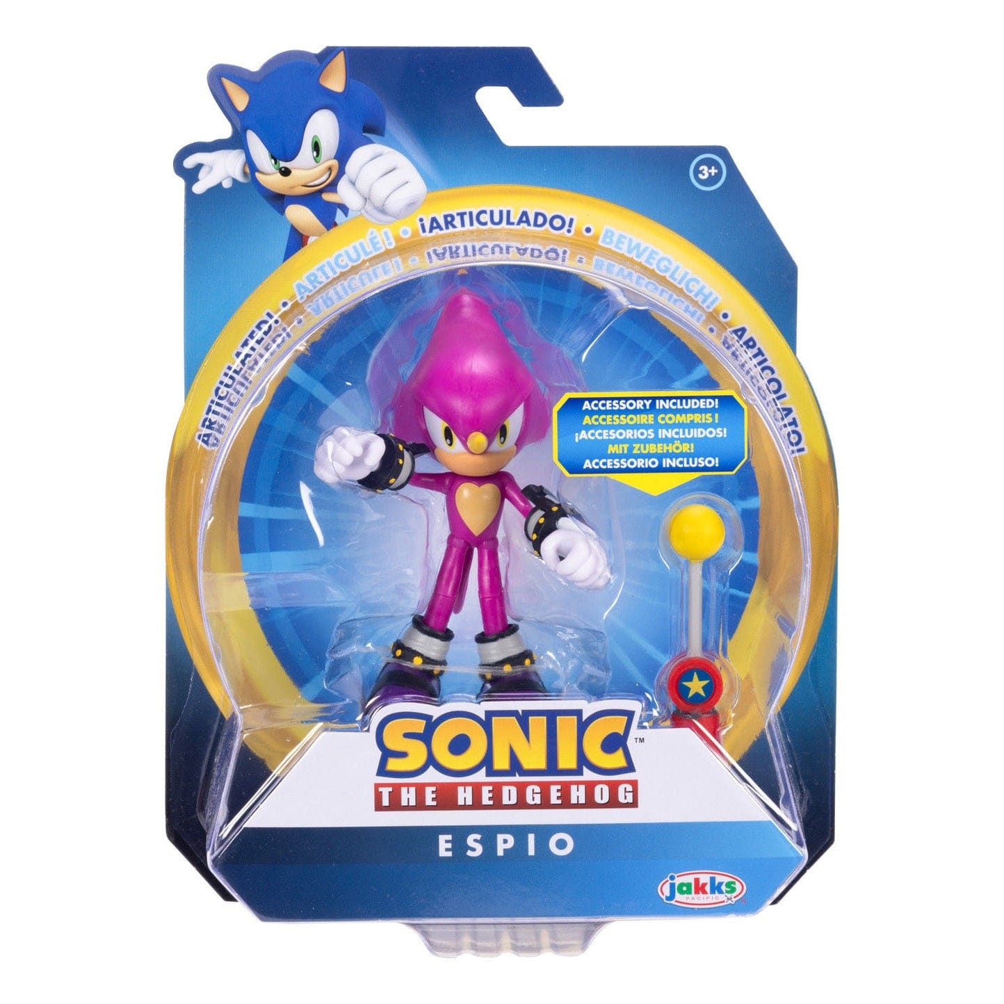 Sonic 4in Articulated Figures w/ accy Wave 20 192995430150