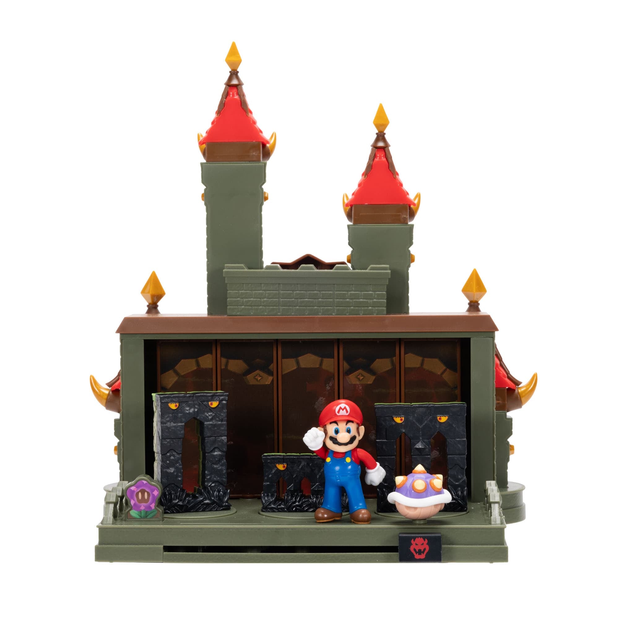 Super Mario Bros. Wonder Deluxe Bowser Jr. Castle Battle Playset