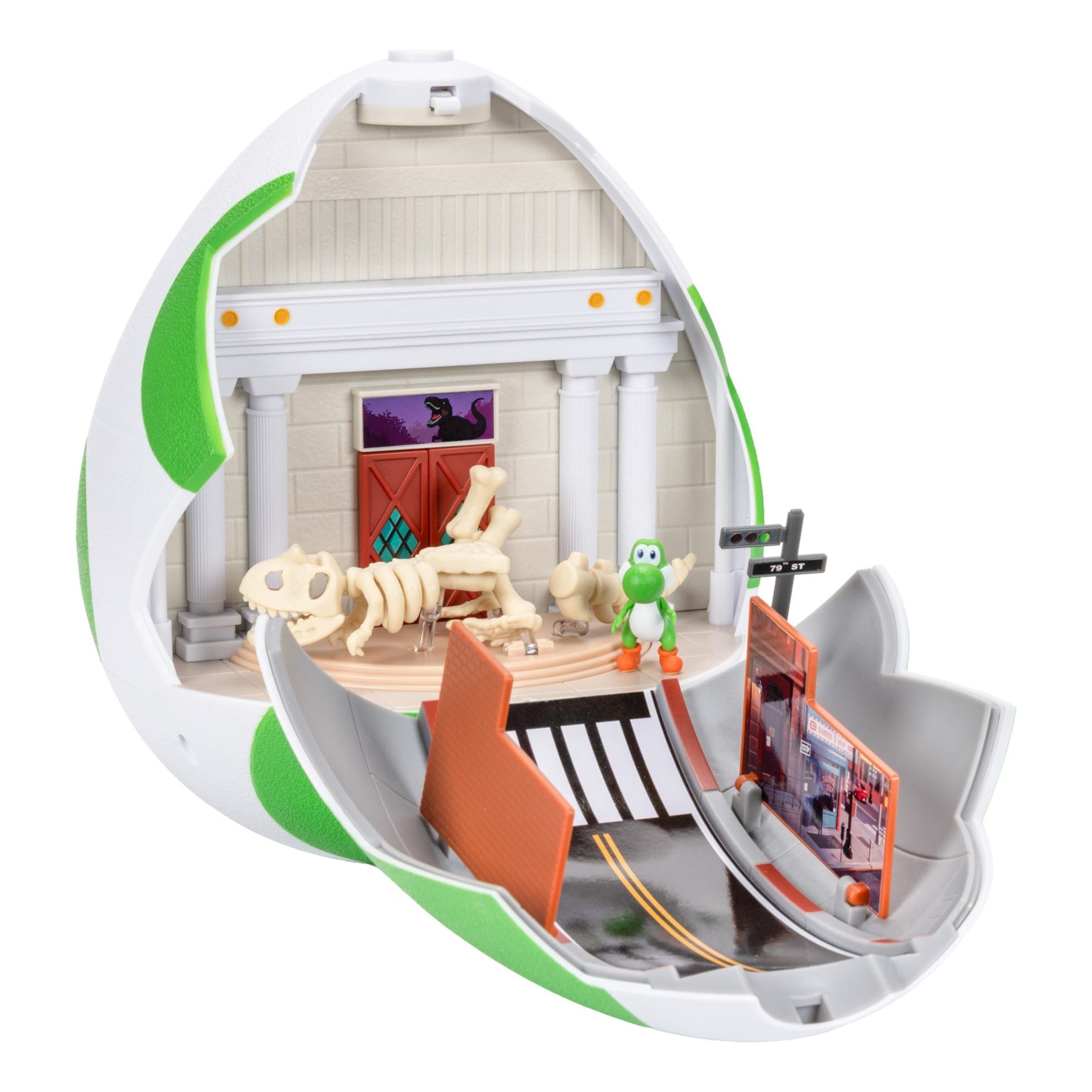 Super Mario Galaxy Movie Yoshi Egg Playset with Yoshi and Fire Mario Figures 8019299543224