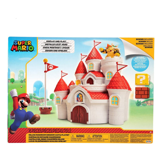Super Mario Mushroom Kingdom Castle Playset with Bowser 39897585413
