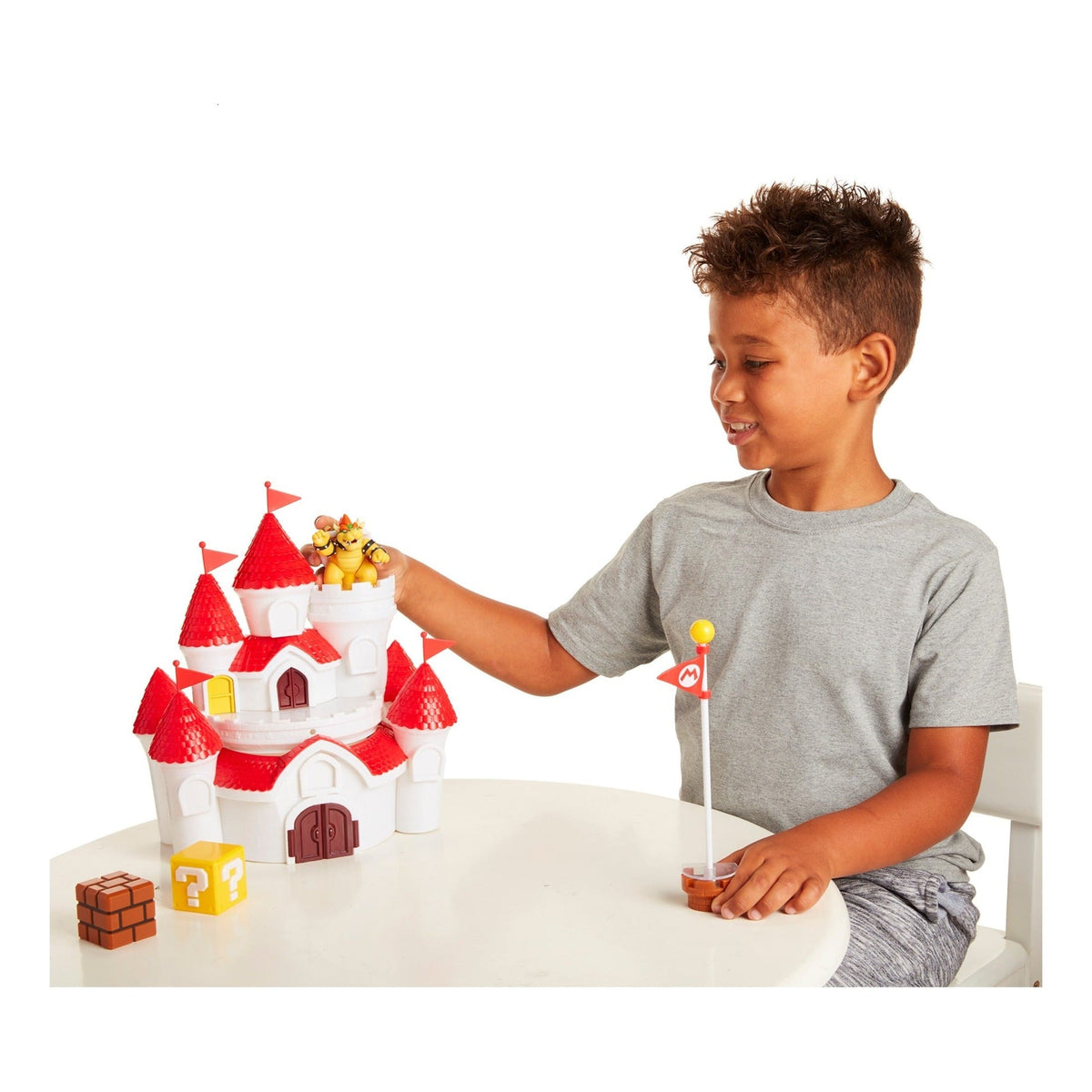Super Mario Mushroom Kingdom Castle Playset with Bowser 39897585413
